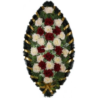 Особенности выбора траурных венков из живых цветов