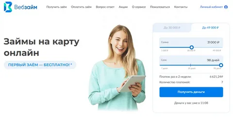 ВебЗайм микрозайм: полный обзор сервиса, условий и отзывов